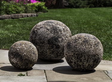 Campania International Glazed Terra Cotta Angkor Spheres Planter Urn/Planter Campania International